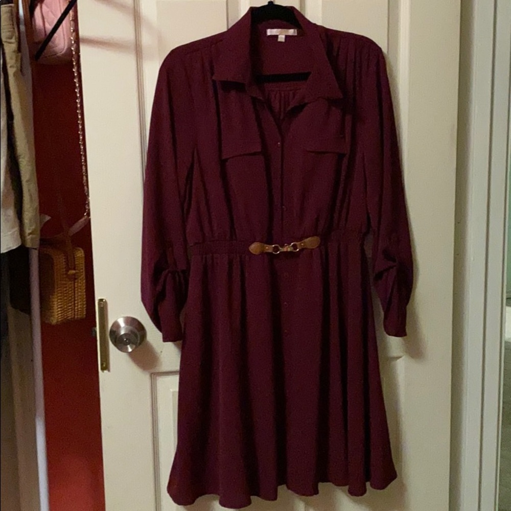 Maroon dress